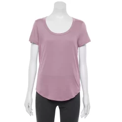 Juniors SO® Favorite U-Neck Short Sleeve Tee