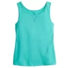 Girls 7-16 SO® Coverstitch Tank Top -SO Juniors Fashion Clothing 4200696 Aqua