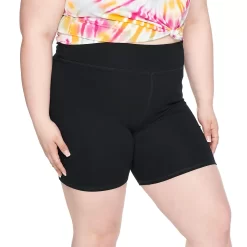 Juniors' Plus Size SO® Lounge High Waist Side Piece Bike Shorts