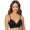 Juniors' SO® Lined Wireless Bra ZG01B471R -SO Juniors Fashion Clothing 4264276 Black Tie