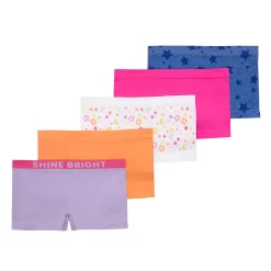 Girls 6-16 SO® 5-pack Seamless Boyshort Panties