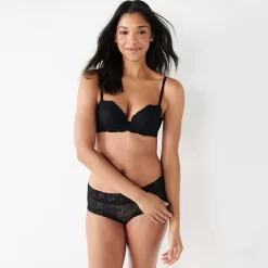 Juniors' SO® Lace Brief Panty SO68001 -SO Juniors Fashion Clothing 4451853 ALT2