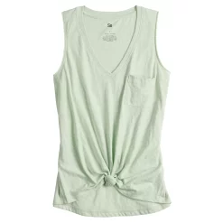 Juniors' SO® V-Neck Pocket Tank Top -SO Juniors Fashion Clothing 4912489 ALT2