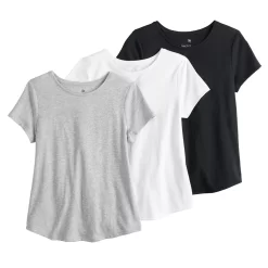Girls 4-20 & Plus Size SO® 3-pk. Favorite Tees