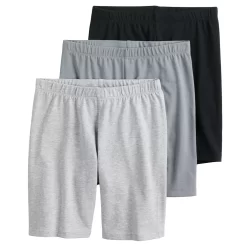 Girls 4-20 SO® 3-Pack Favorite Bike Shorts In Regular & Plus Size
