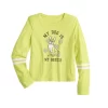 Girls 4-18 & Plus SO® Favorite Boxy Long-Sleeve Tee -SO Juniors Fashion Clothing 5008743 Gold Dog