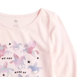 Girls 7-16 & Plus SO® Adaptive Long-Sleeve Graphic Tee -SO Juniors Fashion Clothing 5010708 ALT