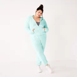 Juniors' Plus Size SO® Cozy Zip Hoodie -SO Juniors Fashion Clothing 5156039 ALT2