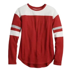 Juniors' SO® Cozy Raglan Tee -SO Juniors Fashion Clothing 5188634 ALT5