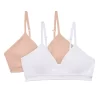 Girls SO® 2-Pack Seamless Triangle Bras -SO Juniors Fashion Clothing 5192258 Sand White
