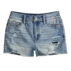 Juniors' SO® High-Rise Shortie Shorts 7 Juniors' SO® High-Rise Shortie Shorts -SO Juniors Fashion Clothing 5204497 ALT5