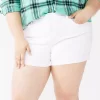 Juniors' Plus Size SO® High Rise Midi Shorts -SO Juniors Fashion Clothing 5211026 White
