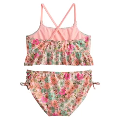 Girls 7-16 SO® Vintage Floral Peplum Top Tankini Swimsuit -SO Juniors Fashion Clothing 5216180 ALT