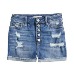 Juniors' SO® Super High Rise Curvy Shortie Shorts 7 Juniors' SO® Super High Rise Curvy Shortie Shorts -SO Juniors Fashion Clothing 5220671 ALT5