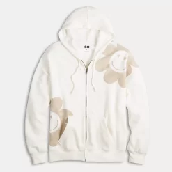 Juniors' SO® Oversized Zip-Up Hoodie -SO Juniors Fashion Clothing 5236393 ALT5