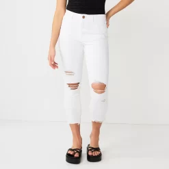 Juniors' SO® Cropped Jeggings