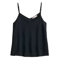 Juniors' SO® Lace Trim Cami -SO Juniors Fashion Clothing 5245597 ALT5