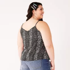 Juniors' Plus Size SO® Lace Trim Layering Tank Top -SO Juniors Fashion Clothing 5261986 ALT