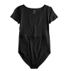 Girls 6-20 SO® Adaptive Abdominal Access Bodysuit In Regular & Plus -SO Juniors Fashion Clothing 5270184 Black