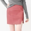Juniors' SO® High-Rise Side Notch Mini Skirt 2 Juniors' SO® High-Rise Side Notch Mini Skirt -SO Juniors Fashion Clothing 5317466 Shabby Mauve