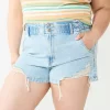 Juniors' Plus Size SO® High-Rise Paperbag Mom Jean Shorts -SO Juniors Fashion Clothing 5354790