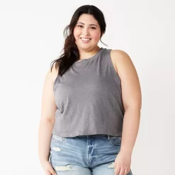 Juniors' Plus Size SO® Muscle Tank