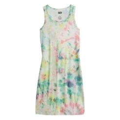 Juniors' SO® High Neck Tank Bodycon Mini Dress -SO Juniors Fashion Clothing 5477061 ALT5