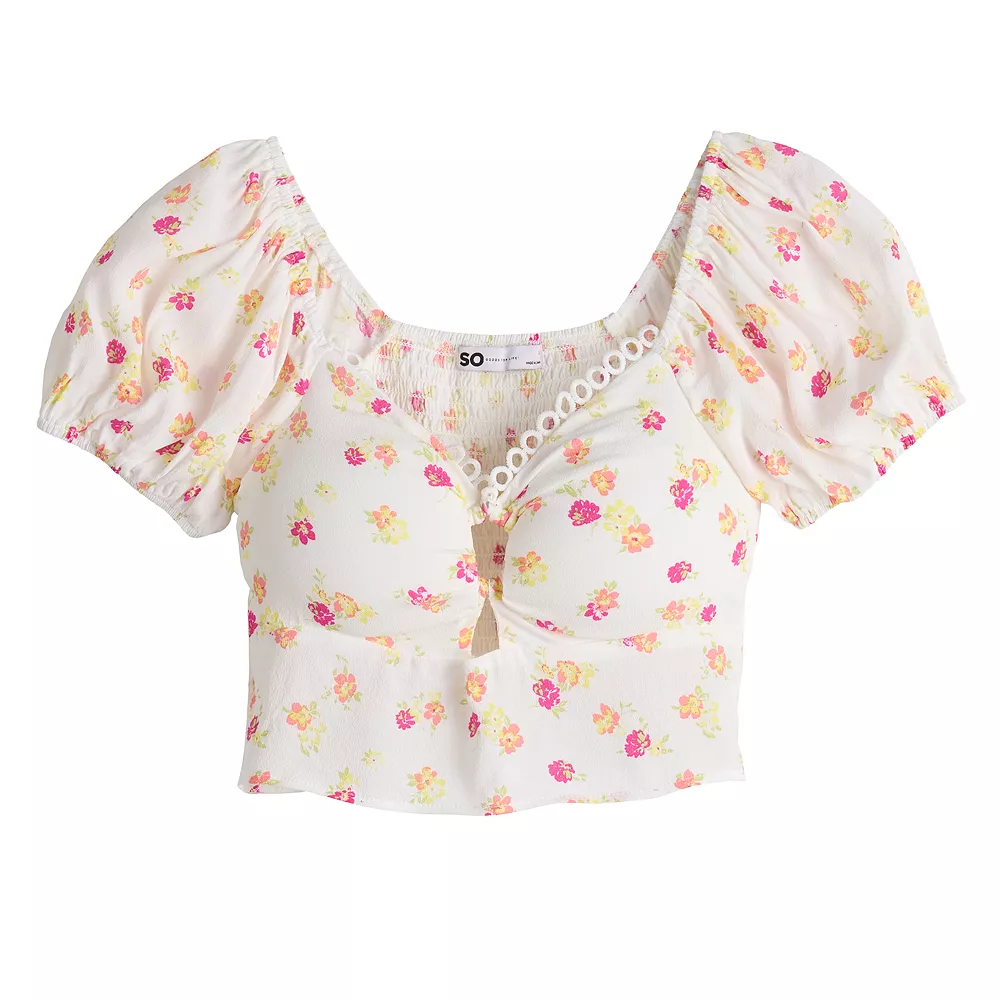 Juniors' SO® O-Ring Crop Top 5 Juniors' SO® O-Ring Crop Top - Image 3