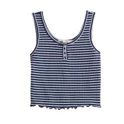 Juniors' SO® Henley Tank Top -SO Juniors Fashion Clothing 5512511 ALT5