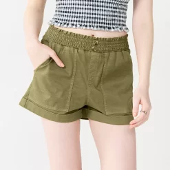 Juniors' SO® Utility Shorts