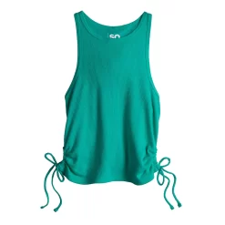Juniors' SO® Side Keyhole Racerback Tank Top -SO Juniors Fashion Clothing 5513613 ALT5