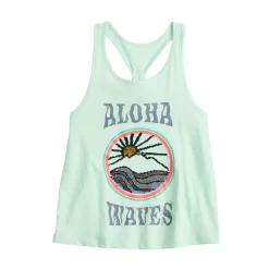 Girls 6-20 SO® Racerback Graphic Tank Top In Regular & Plus -SO Juniors Fashion Clothing 5524711 ALT