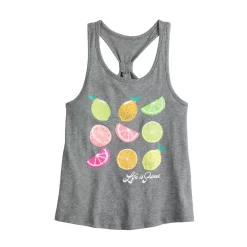 Girls 6-20 SO® Racerback Graphic Tank Top In Regular & Plus -SO Juniors Fashion Clothing 5524711 ALT2