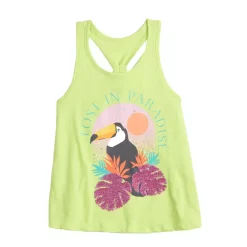 Girls 6-20 SO® Racerback Graphic Tank Top In Regular & Plus -SO Juniors Fashion Clothing 5524711 ALT3