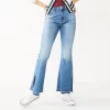 Juniors' SO® High-Rise Flare Jeans -SO Juniors Fashion Clothing 5568303 Medium Light