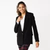 Juniors' SO® Oversized Blazer 2 Juniors' SO® Oversized Blazer -SO Juniors Fashion Clothing 5575915 Black