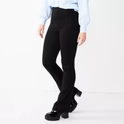 Juniors' SO® High-Rise Pull On Flare Pants
