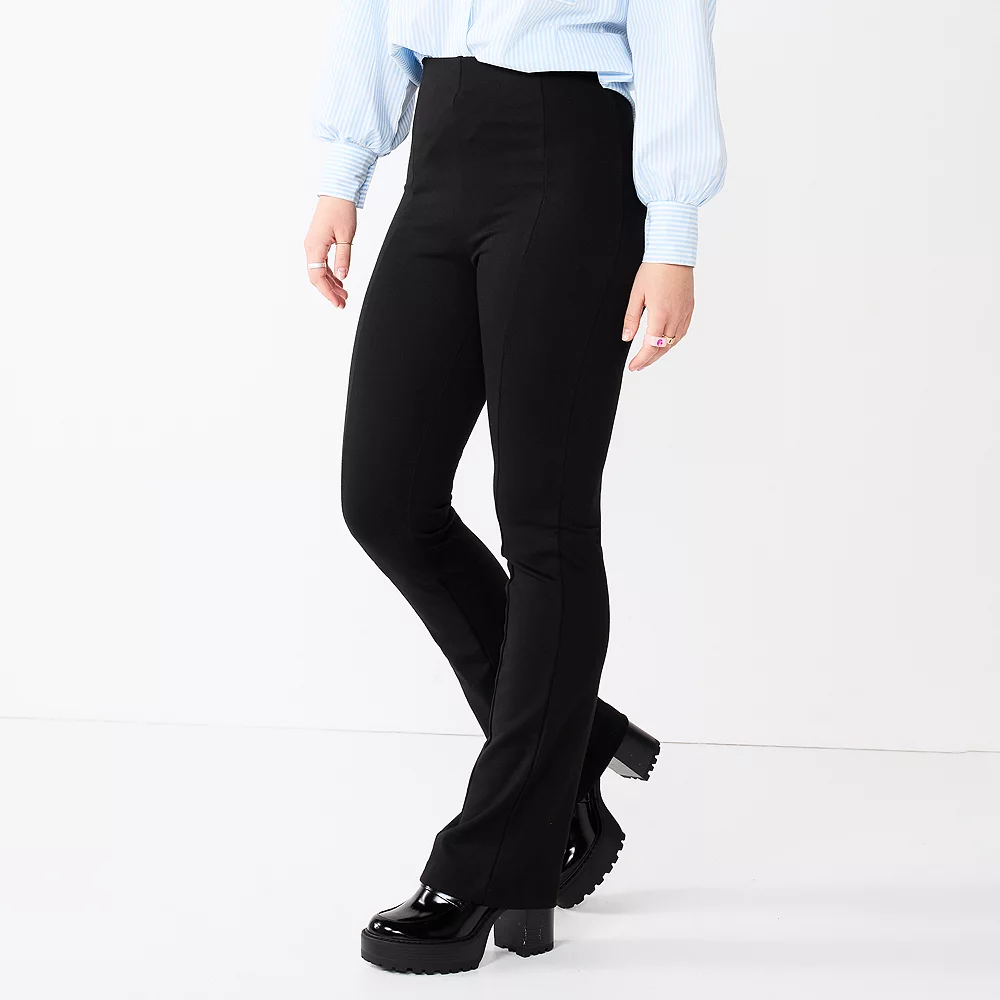 Juniors' SO® High-Rise Pull On Flare Pants 3 Juniors' SO® High-Rise Pull On Flare Pants
