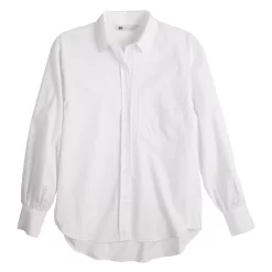 Juniors' SO® Oversized Button-Up Shirt 7 Juniors' SO® Oversized Button-Up Shirt -SO Juniors Fashion Clothing 5579416 ALT5