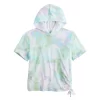 Girls 7-16 SO Hooded Cinch Tee -SO Juniors Fashion Clothing 5580055 Multi Dye