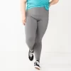 Juniors' Plus Size SO® Solid High-Rise Leggings