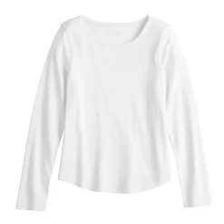 Girls 6-20 SO® Adaptive Sensory Solid Core Tee In Regular & Plus Size