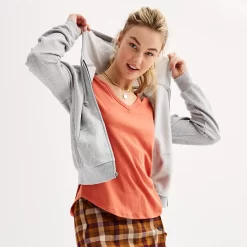 Juniors' SO® Favorite Full-Zip Hoodie 6 Juniors' SO® Favorite Full-Zip Hoodie -SO Juniors Fashion Clothing 5585853 ALT