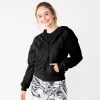 Juniors' SO® Favorite Full-Zip Hoodie -SO Juniors Fashion Clothing 5585853 Black Luxe