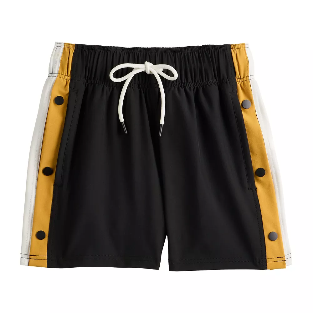 Juniors' SO® Colorblock Side Snap Track Shorts 5 Juniors' SO® Colorblock Side Snap Track Shorts - Image 3