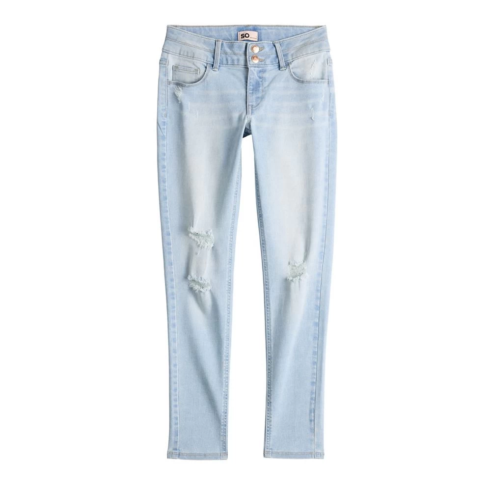 Girls 6-20 SO® Superstar Skinny Jeans In Regular & Plus Size 3 Girls 6-20 SO® Superstar Skinny Jeans In Regular & Plus Size