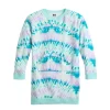 Girls 6-20 SO® Adaptive Easy Dressing, Sensory Friendly, & Abdominal Access Tie Dye Fleece Dress In Regular & Plus -SO Juniors Fashion Clothing 5598670 Blue Stripe Dye
