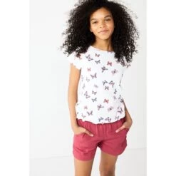 Girls 6-20 SO® Paperbag Waist Pull-On Shorts -SO Juniors Fashion Clothing 5611918 ALT9