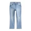Girls 6-20 SO® Favorite Straight Leg Ankle Jeans In Regular & Plus -SO Juniors Fashion Clothing 5614619 Light Wash