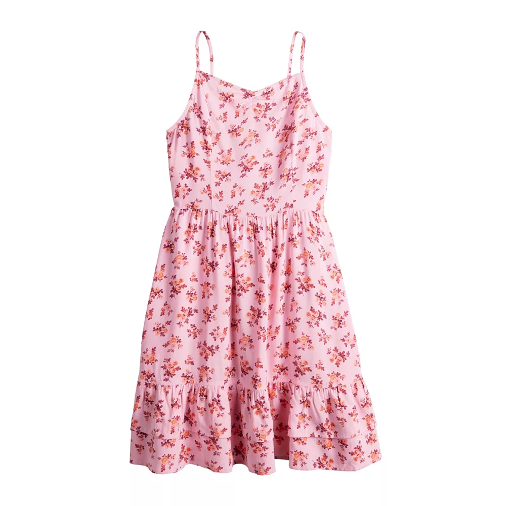 Girls 6-20 SO® Cinch Front Tank Dress In Regular & Plus Size